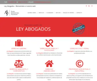 Leyabogados.com(Leyabogados) Screenshot