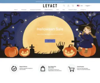 Leyactstore.com(LEYACT Official Online Store) Screenshot