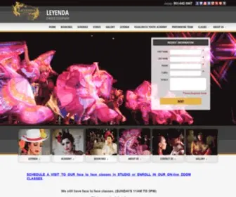 Leyendadc.com(BALLET FOLKLORICO LEYENDA) Screenshot