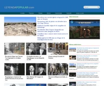 Leyendapopular.com(Misterios y acontecimientos que impactaron al mundo) Screenshot