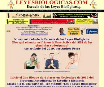 Leyesbiologicas.com(Escuela Leyes Biologicas Nueva Medicina Hamer Cursos Formacion) Screenshot