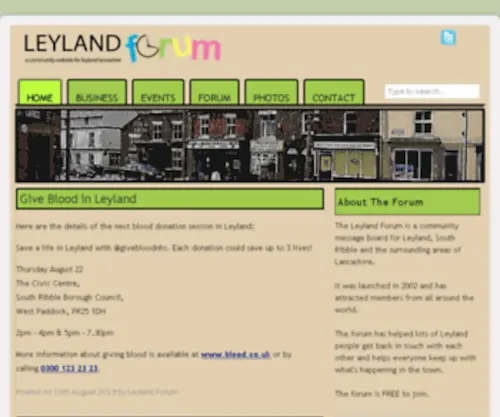 Leylandtown.info(Leyland Forum) Screenshot