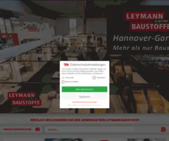 Leymann-Baustoffe.de(Leymann Baustoffe) Screenshot