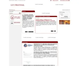 Leyprocesal.com(Inicio) Screenshot