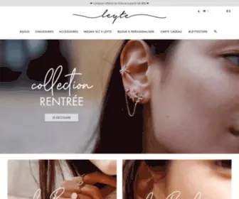 Leyte.fr(Site officiel du concept store Mode et Bijoux) Screenshot