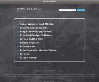 Lezajsk.pl(Dit domein kan te koop zijn) Screenshot