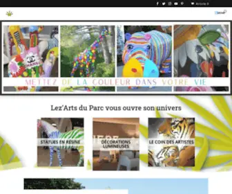 Lezartsduparc.fr(Statue Animaux en Résine en Vente & en Location) Screenshot