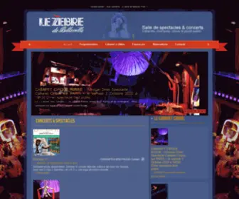 Lezebre.com(Cabaret spectacle Cirque Paris) Screenshot