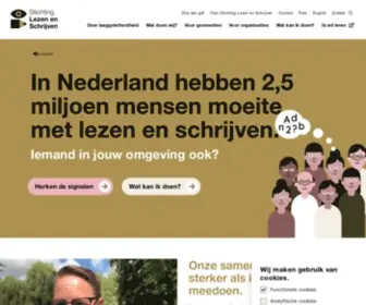 LezenenschrijVen.nl(Homepage) Screenshot