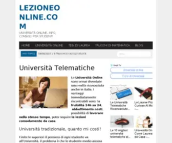 Lezioneonline.com(Università) Screenshot