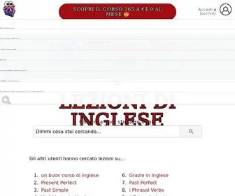 Lezionidinglese.net(Lezioni di Inglese) Screenshot