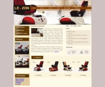 Lezonspa.com(LC SPA) Screenshot