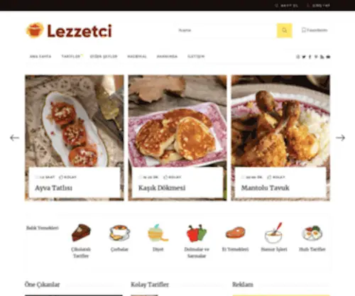 Lezzetci.com(Lezzetçi) Screenshot