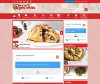 Lezzetliyemekler.net(Yemek Tarifleri Sitesi) Screenshot