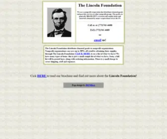 LF.org(Lincoln Foundation) Screenshot