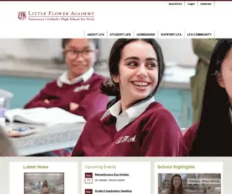 LfABC.org(Vancouver's Catholic High School for Girls) Screenshot
