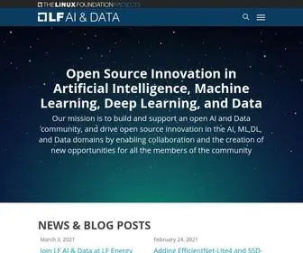 Lfaidata.foundation(Linux Foundation Project) Screenshot