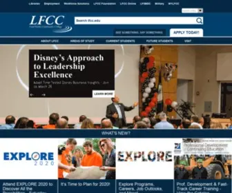 LFCC.edu(Lord Fairfax Community College) Screenshot