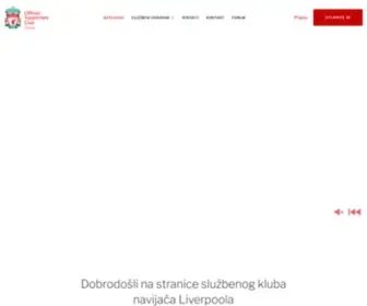 LFCcro.com(Liverpool Hrvatska) Screenshot