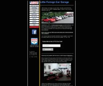 LFCG.com(Little foreign car garage) Screenshot