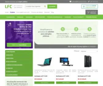 LFcgoverno.com.br(Atas de Registro de Preço) Screenshot