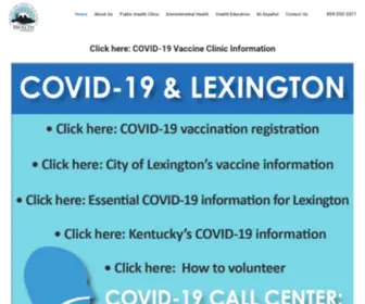 LFCHD.org(Helping Lexington Be Well) Screenshot