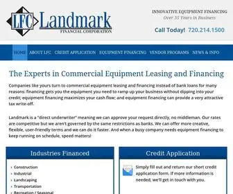 Lfcinc.com(Landmark Financial Corporation) Screenshot