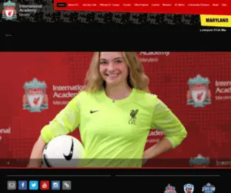 Lfcinternationalacademymd.com(Liverpool FC International Academy America) Screenshot