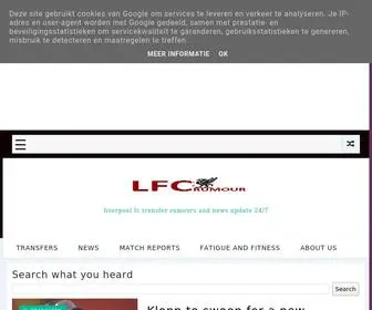 LFcrumour.com(Lfc Rumour) Screenshot