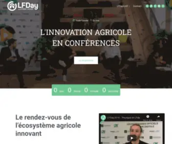 Lfday.fr(Le premier événement dédié à l'innovation agricole et alimentaire) Screenshot