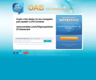 LFgcomenta.com.br(LFG Comenta) Screenshot