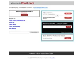 Lfhost.com(LiquidFire Hosting) Screenshot