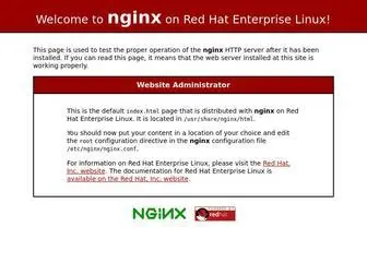 Lfiduras.com(Test Page for the Nginx HTTP Server on Red Hat Enterprise Linux) Screenshot