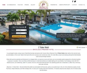Lfisherhotelbacolod.com(L' Fisher Hotel in Bacolod City) Screenshot
