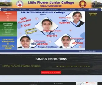 LFJC.co.in(Little Flower Junior College) Screenshot