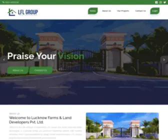 LFLgroup.co.in(Lucknow Farms & Land Pvt) Screenshot