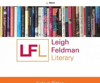 Lfliterary.com(Leigh Feldman Literary) Screenshot