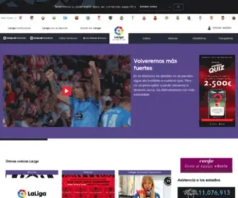 LFP.es(Página web oficial de LaLiga) Screenshot