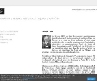 Lfpi.fr(Acteur de la gestion d’actifs indépendants et multi) Screenshot