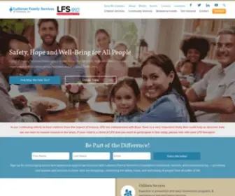 LFsneb.org(Lutheran Family Services of Nebraska) Screenshot