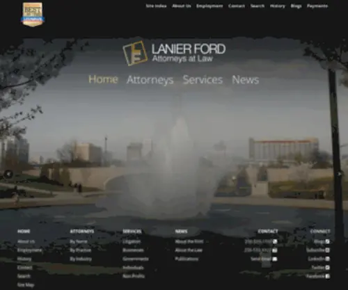 LFSP.com(Lanier Ford Law Firm Huntsville Alabama) Screenshot