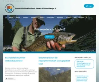 LFVBW.de(Homepage des Landesfischereiverbandes Baden) Screenshot