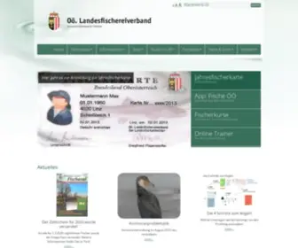 Lfvooe.at(Landesfischereiverband OÖ) Screenshot