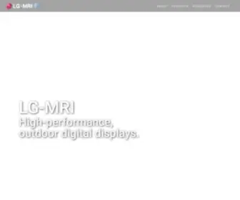 LG-Mri.com(Outdoor Digital Displays) Screenshot