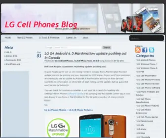 LG-Phones.org(LG Cell Phones Blog) Screenshot