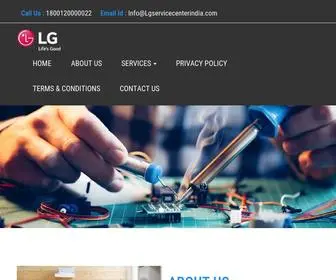 LG-Servicecenterindia.com(Lg Service Center India) Screenshot