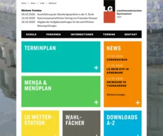 LG-Vaduz.li(Liechtensteinisches Gymnasium) Screenshot