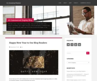 Lgamazingdisplay.com(LG Amazing Display) Screenshot