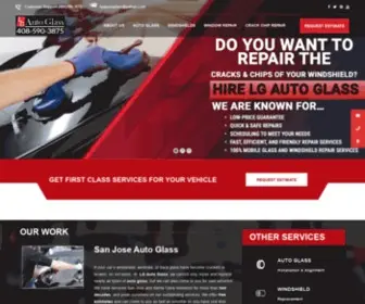 Lgautoglass.com(California Auto Glass Repair & Windshield Replacement Services) Screenshot