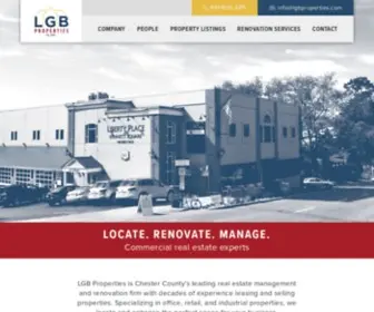 LGBproperties.com(Kennett Square Commercial Real Estate Company) Screenshot